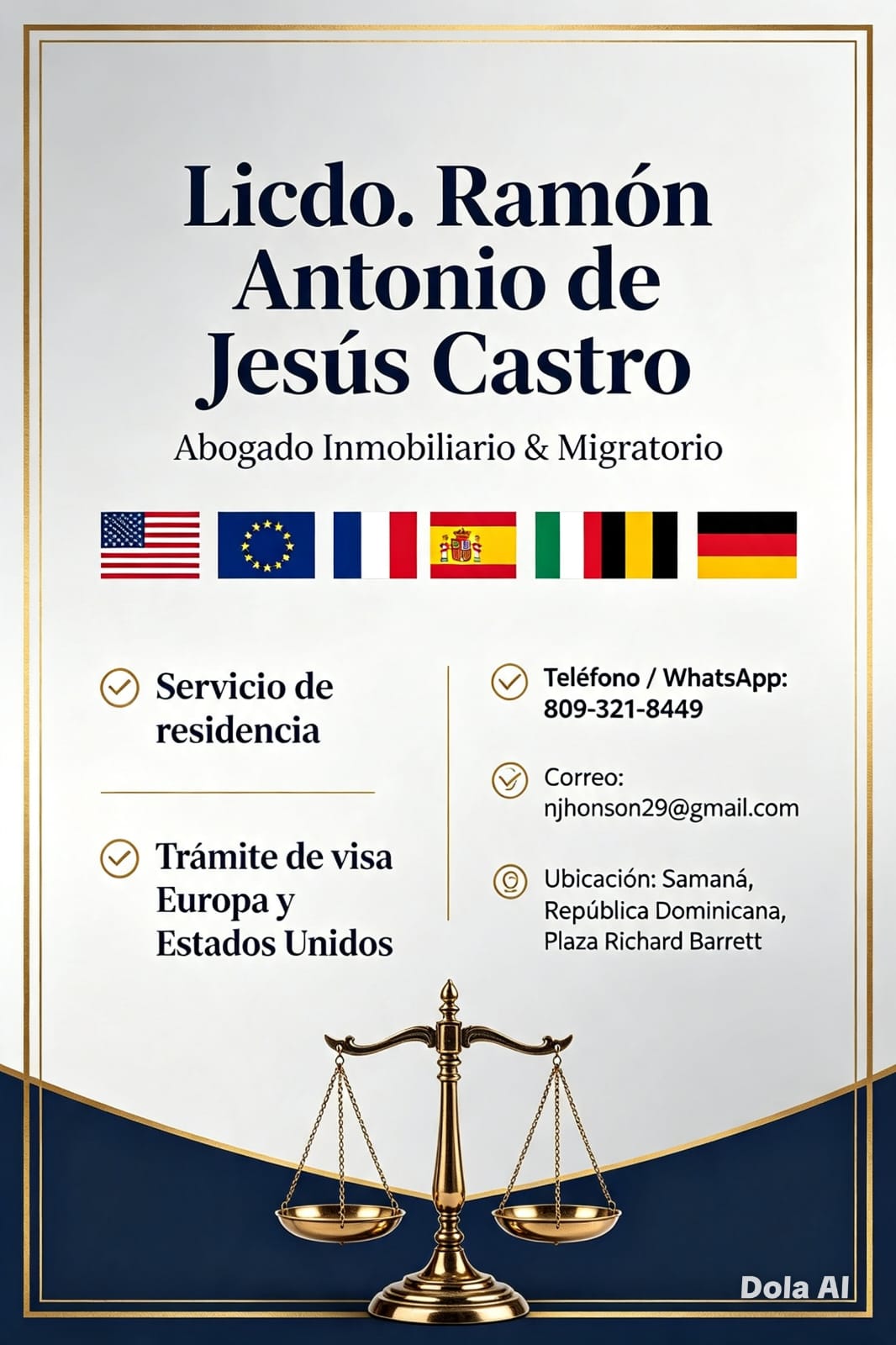 Licdo. Ramón Antonio de Jesús Castro